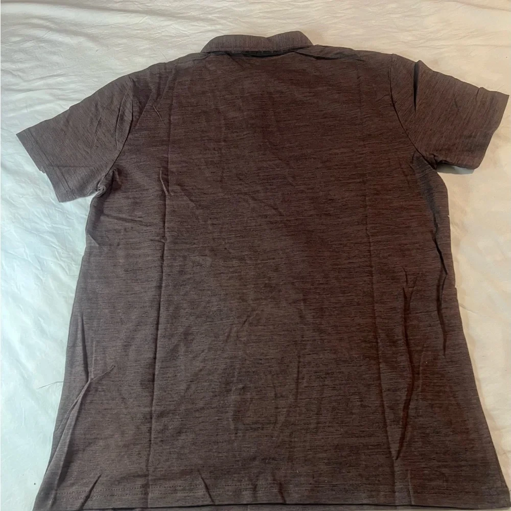 Classic Brown Polo Shirt for Men - Picture 3 of 3